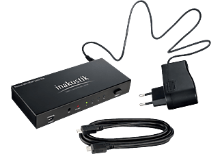 INAKUSTIK 424505 - MHL-HDMI Switchbox (Schwarz)